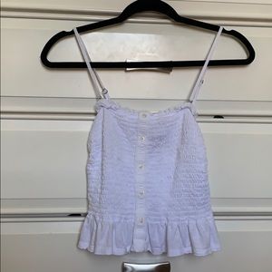 Smocked tube top w removable straps good condition